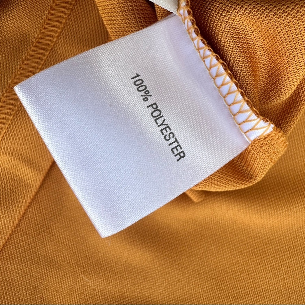 Adidas Men's Polo Shirt in Amber Orange - Picture 5 of 5